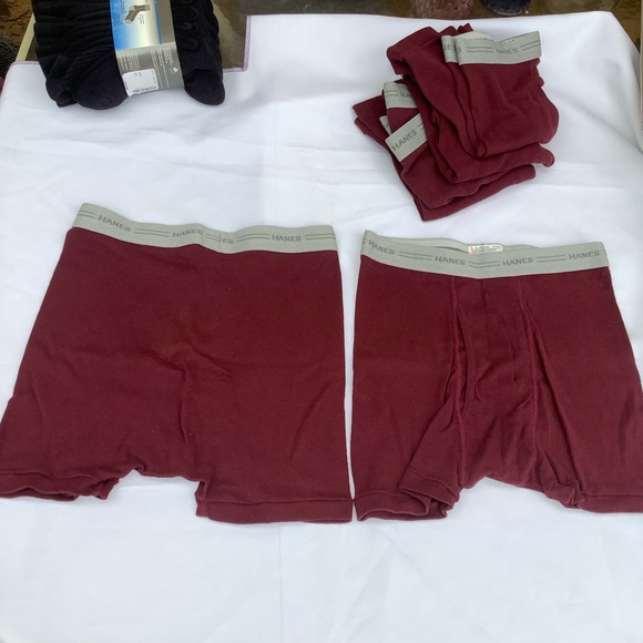 Leftover Color Red Hanes Boxer Briefs 6 ct. - Picture 10 of 10